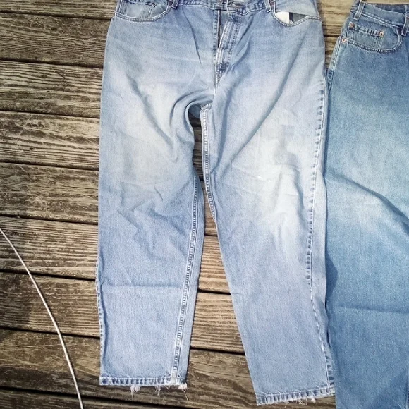 Classic Men's Levi 560 Blue Jeans Loose Fit Tapered Leg Yes All 3 Save - Picture 4 of 10